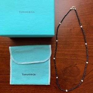 Tiffany & Co Black Spinel & Freshwater Pearl